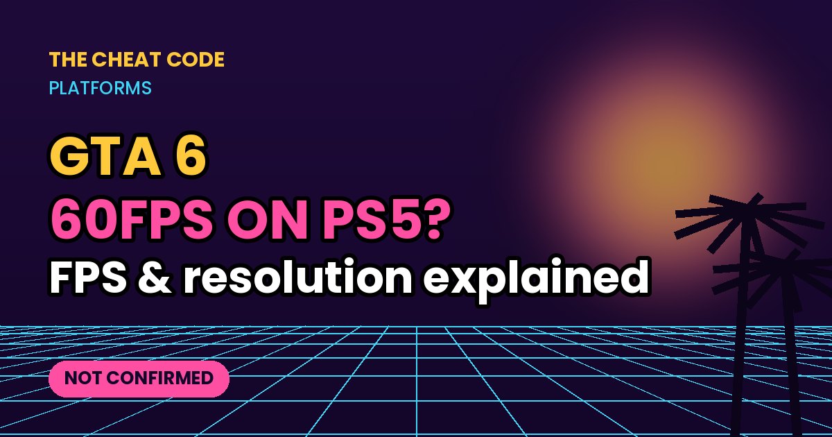 Neon title card: Will GTA 6 run at 60fps on PS5? FPS explained