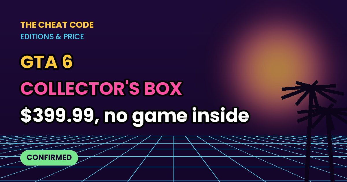 Neon title card: GTA 6 Collector's Edition – the Vice City Collection explained