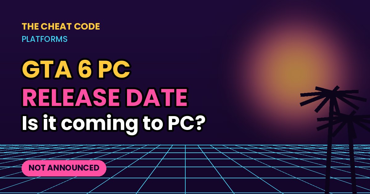 Neon title card: GTA 6 PC release date – is it coming to PC? Not announced