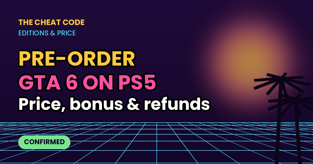 Neon title card: Pre-order GTA 6 on PS5 – price, bonus and refunds