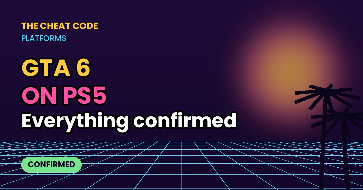 Neon title card: GTA 6 on PS5 – everything confirmed