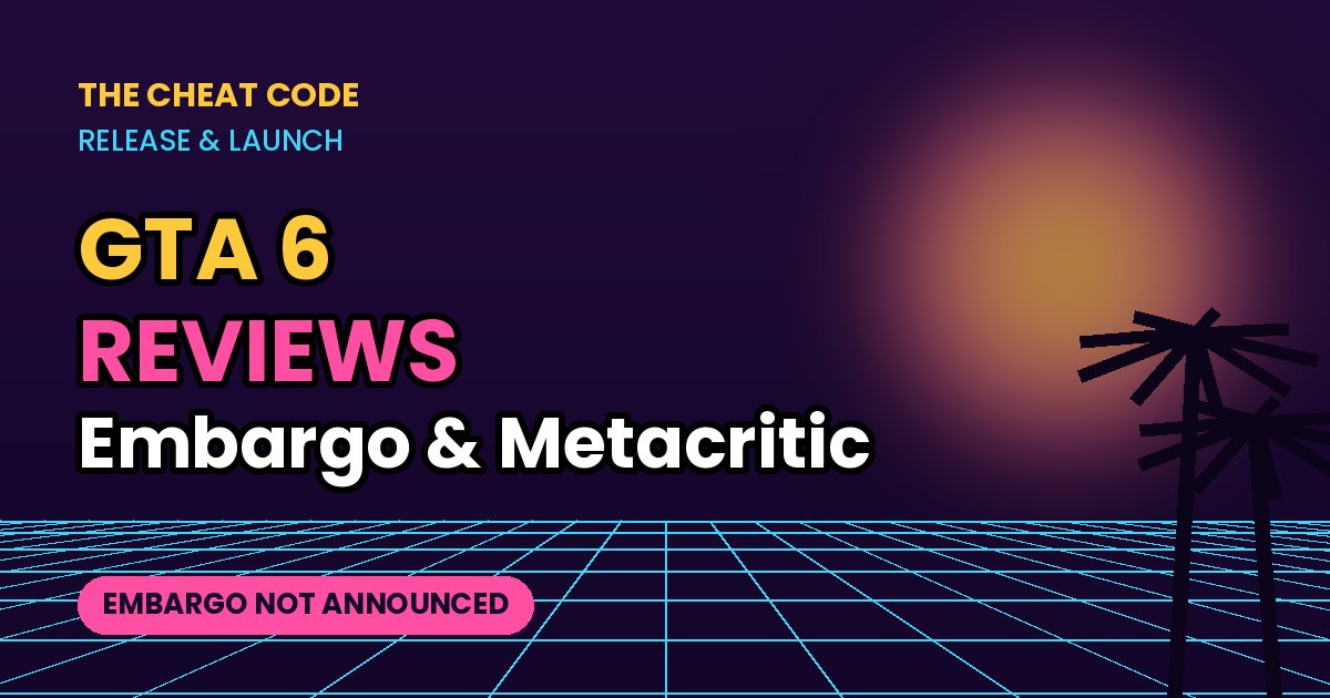 Neon title card: When do GTA 6 reviews come out? Review embargo and Metacritic