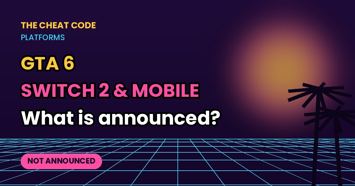Neon title card: Is GTA 6 coming to Switch 2 or mobile? Not announced