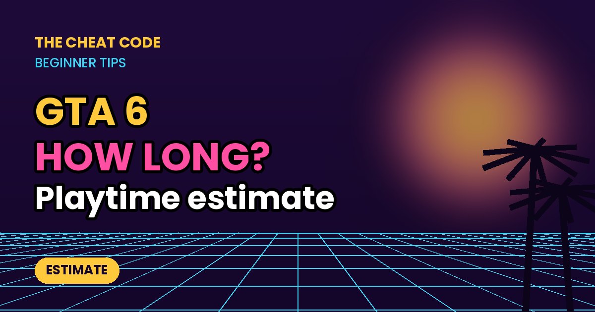 Neon title card: How long to beat GTA 6? Playtime estimate